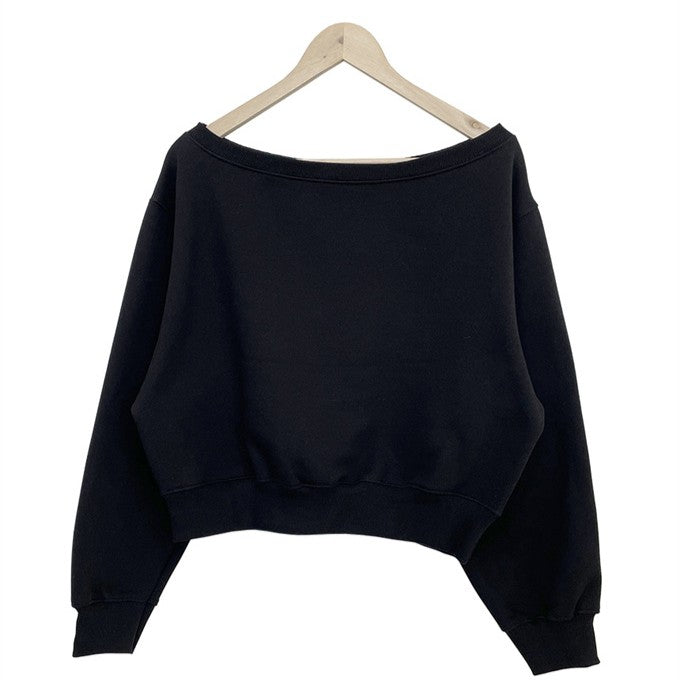 ワンオフショルダースウェットライクプルオーバー