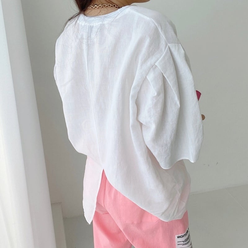 イングリッシュレタリング&ドットパターンTシャツ