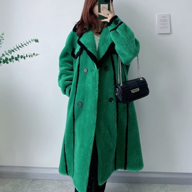 パイピング&ラインデザインウールロングコート