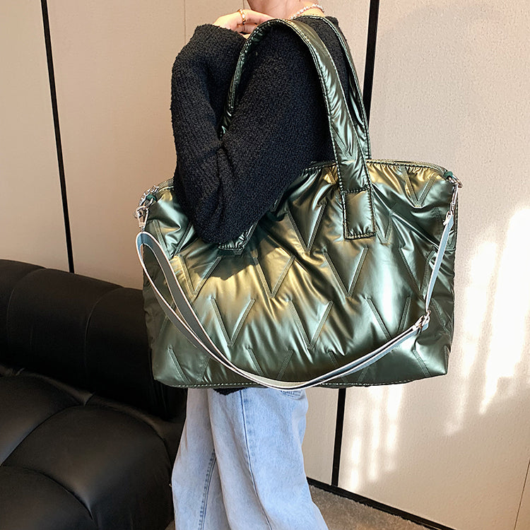 ストラップ&ハンドルビッグダウンバッグ