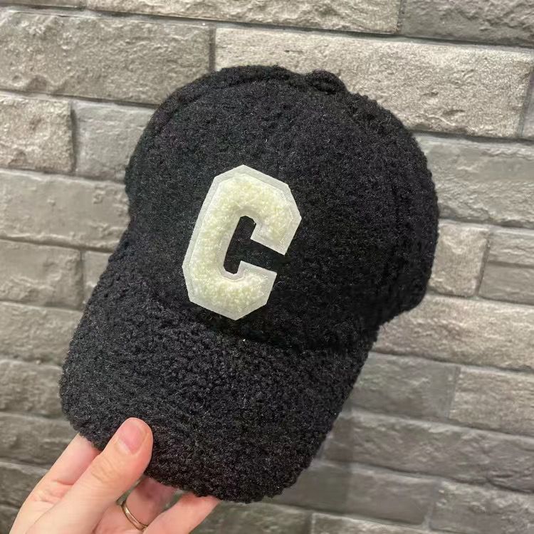 Cロゴボアキャップ帽