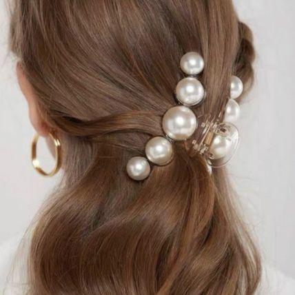 ラージパールヘアクリップ